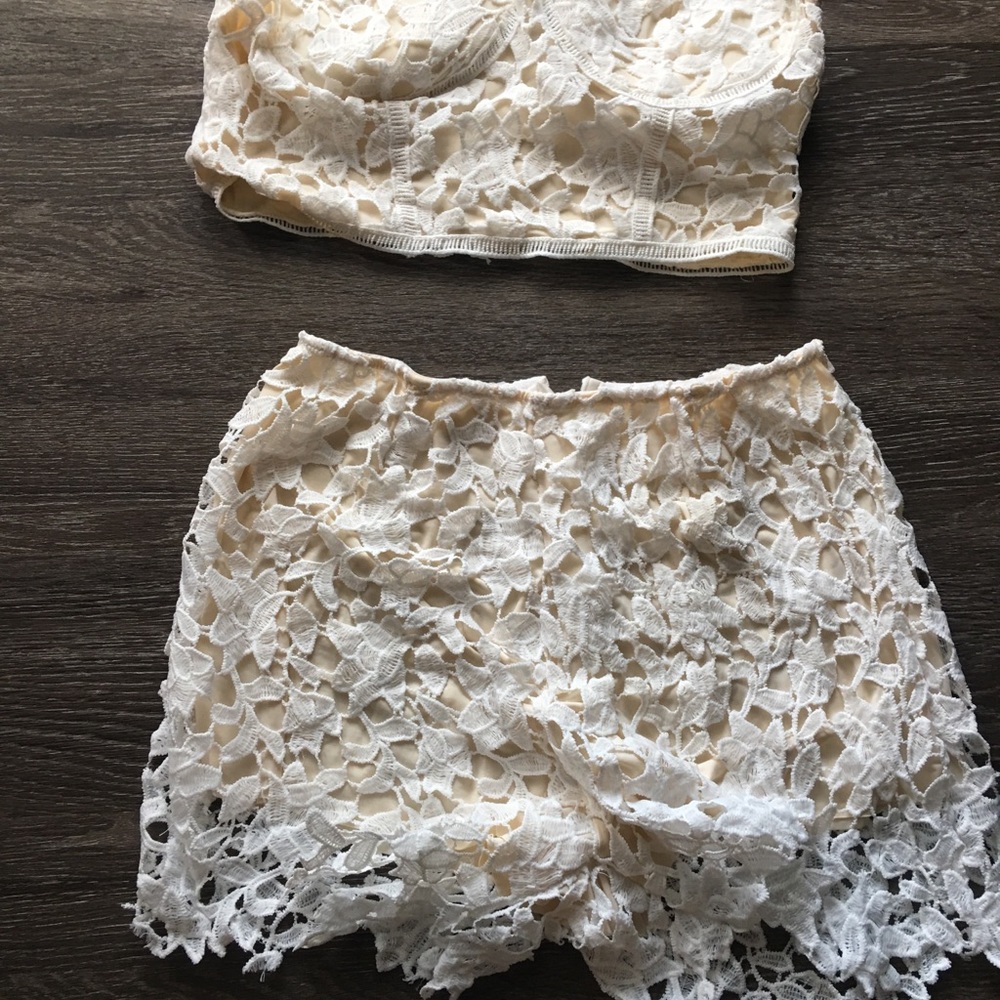 2 piece set. Shorts and matching top